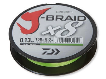 Daiwa J-Braid X8 300m chartreuse