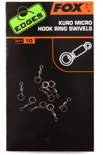 FOX Swivels Kuro Micro Hook Ring Swivels