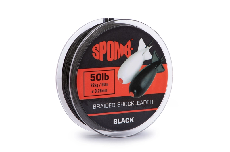Fox Spomb Braided Shockleader Black 22kg/50lb x 50m
