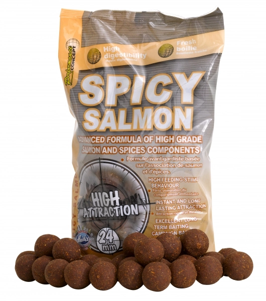 Starbaits Boilies PB Concept Spicy Salmon 1kg