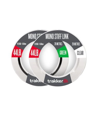 Trakker Mono Stiff Link 44lb 19.95kg 0.6mm 20m clear