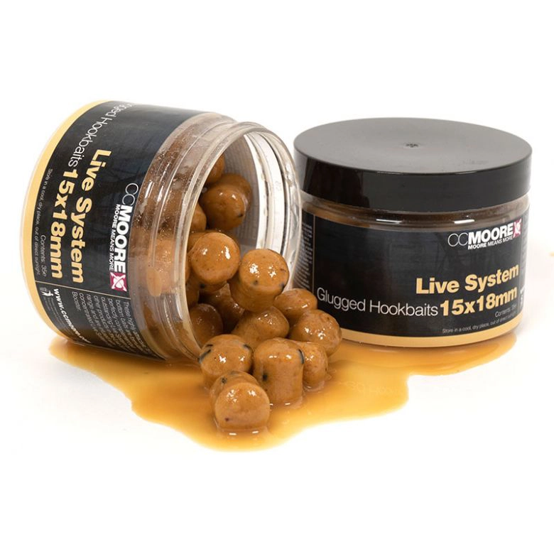 CCMoore Live System Glugged Hookbaits 15 x 18mm