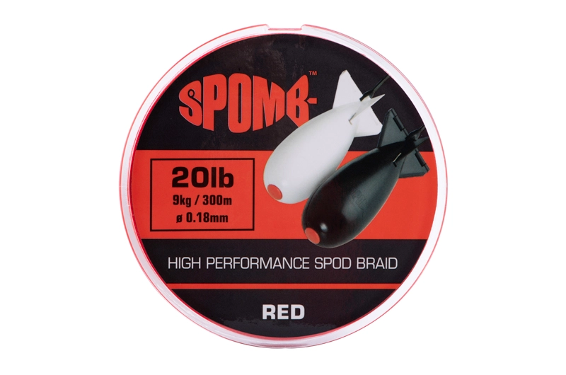 Fox Spomb Braid Red 9kg/20lb 0.18mm x 300m