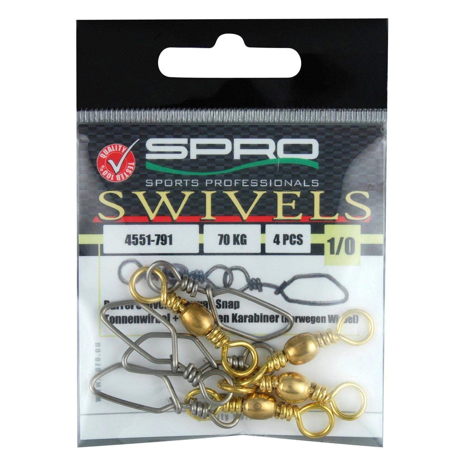 Spro Barrel Swivel - Norway Skandi Snap