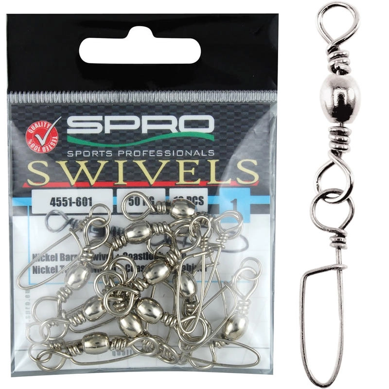 Spro Barrel Swivel - Coastlock Snap Spro Barrel Swivel - Coastlock Snap