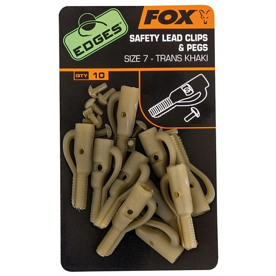 FOX Slik Lead Clips & Pegs Size 7