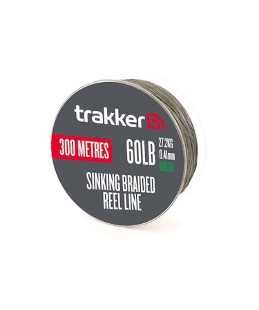 Trakker Sinking Braid Reel Line 60lb 27.2kg 0.41mm 300m