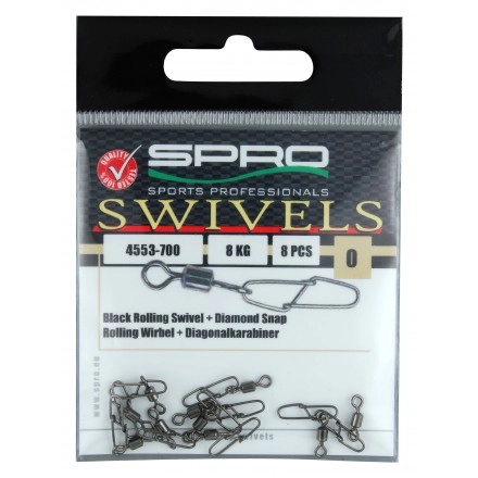 Spro Rolling Swivel - Diamond Snap