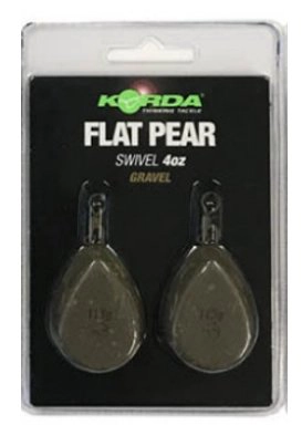 Korda Flat Pear Swivel Blister