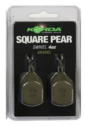 Korda Square Pear Swivel Blister